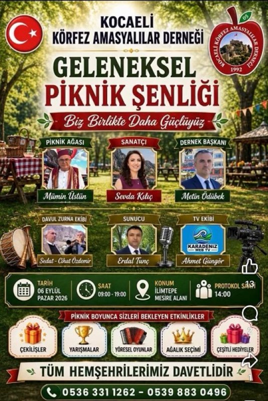 AMASYALILAR KOCAELİ’DE BULUŞUYOR 