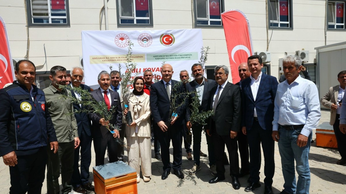 Adıyaman’da tarım hamlesi: fidan ve kovan desteği
