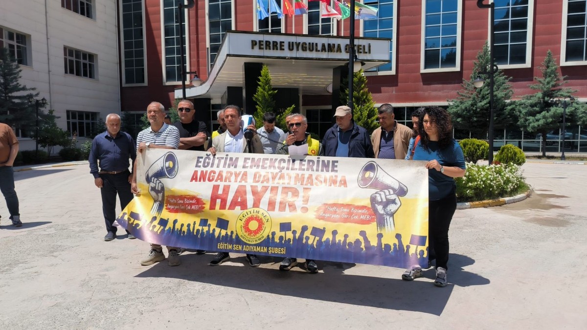 Eğitim-Sen Adıyaman Şubesi’nden ‘angarya’ tepkisi