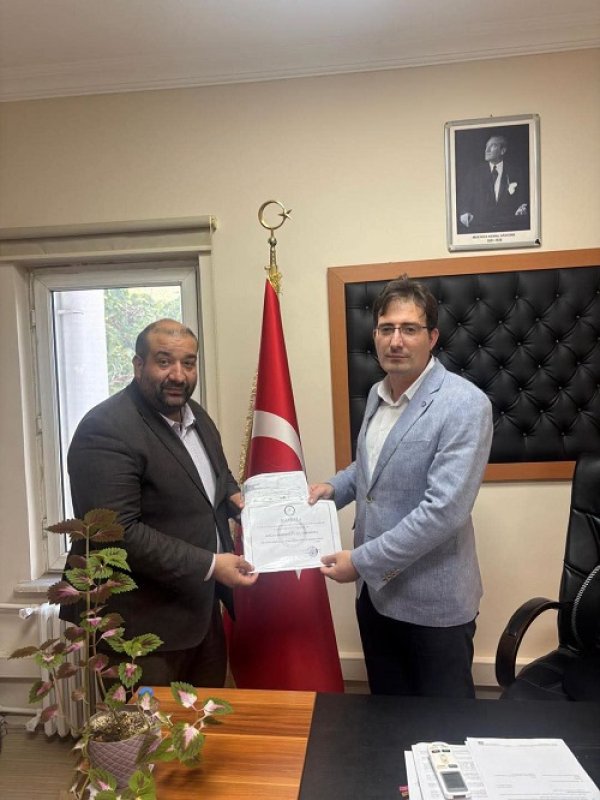 Doğan Bekiroğlu Mazbatasını Aldı 